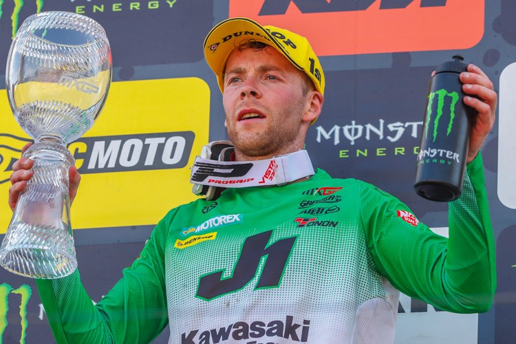 The weekend's win marked Febvre's third consecutive victory